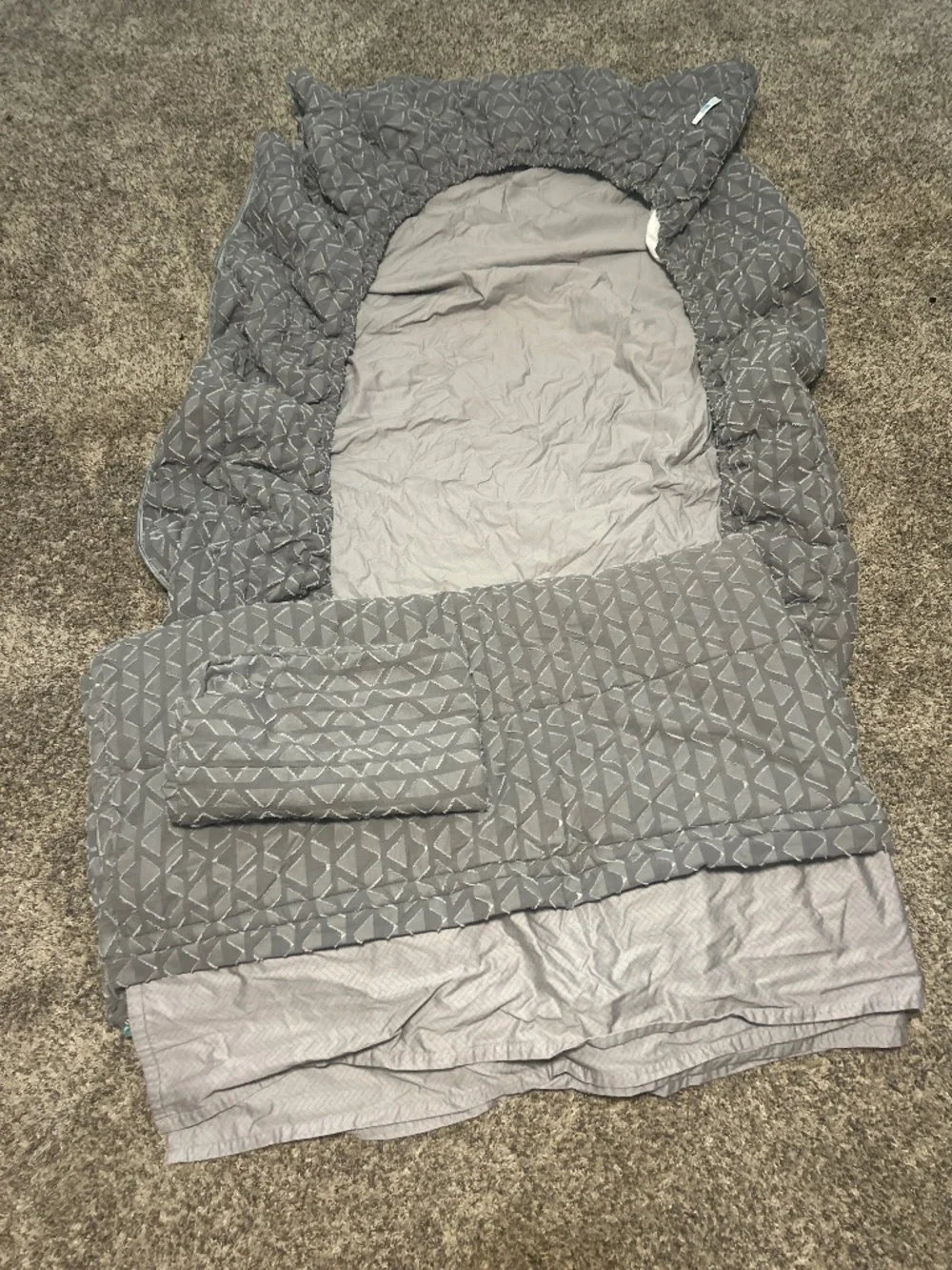 Beddy’s Gray Twin Set